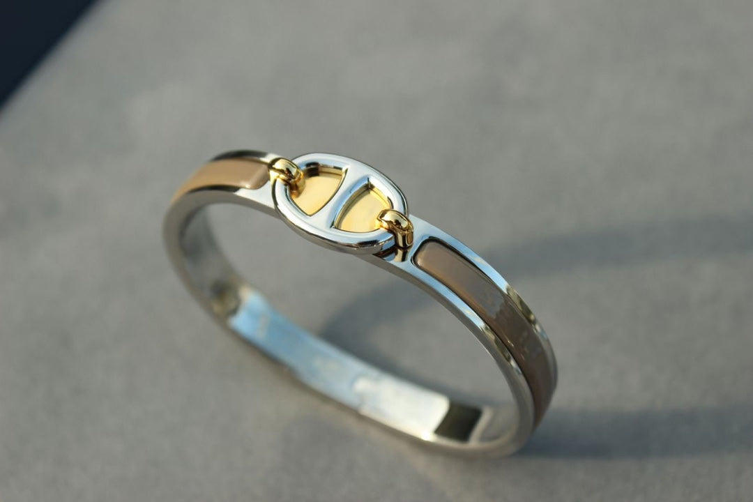 [Olivia JW]CLIC CHAINE SILVER BRACELET