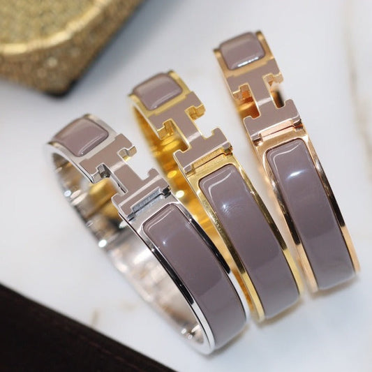 [Olivia JW]H BRACELET 12MM BROWN