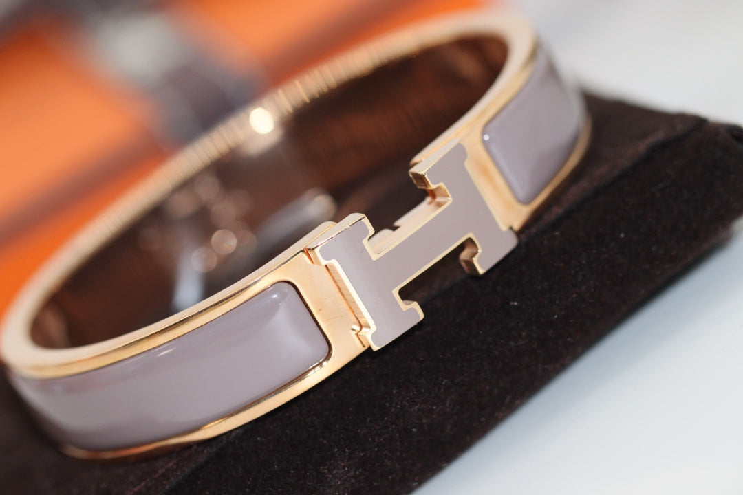 [Olivia JW]H BRACELET 12MM BROWN