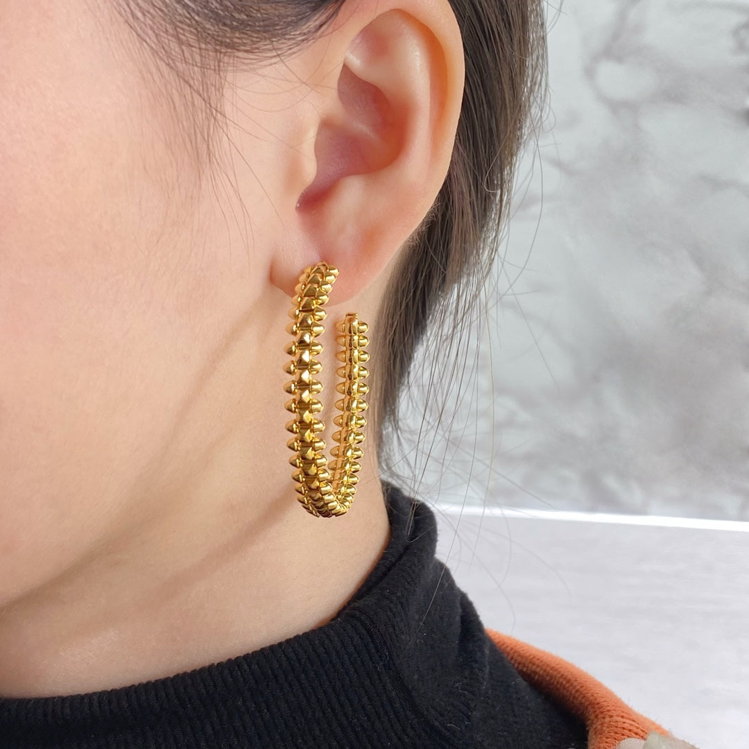 [Olivia JW]CLASH HOOP EARRINGS