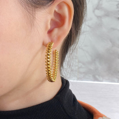 [Olivia JW]CLASH HOOP EARRINGS