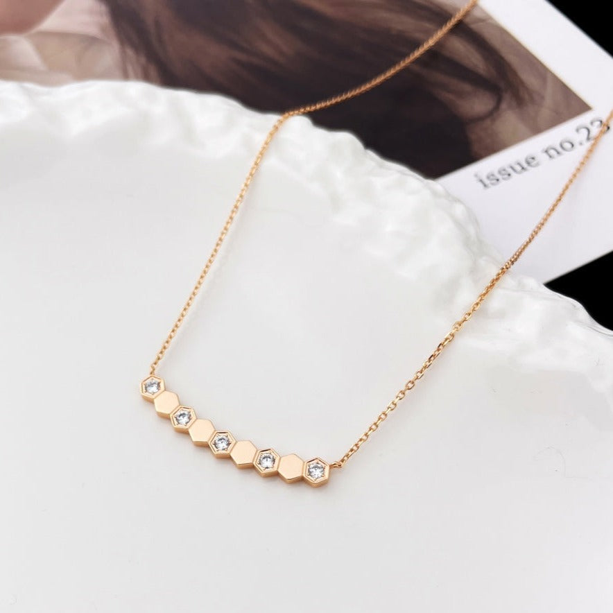 [Olivia JW]BEE MY LOVE DIAMOND NECKLACE
