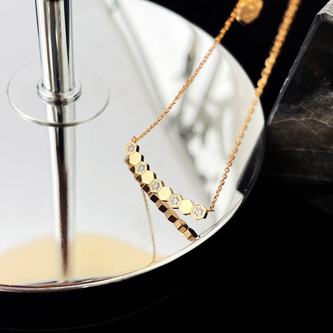 [Olivia JW]BEE MY LOVE DIAMOND NECKLACE