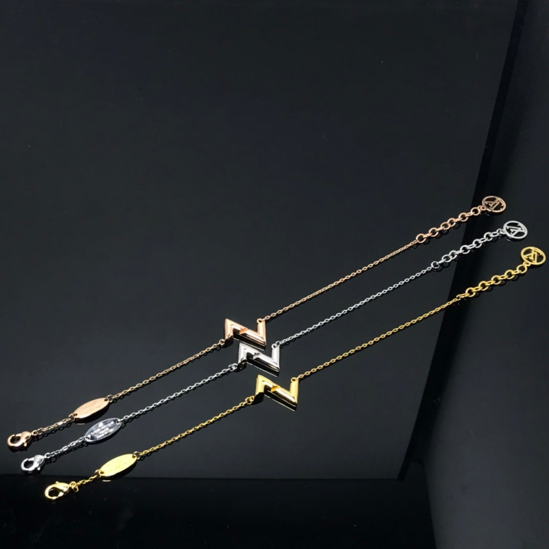 [Olivia JW]VOLT LV LOGO BRACELET