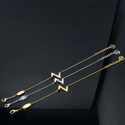 [Olivia JW]VOLT LV LOGO BRACELET