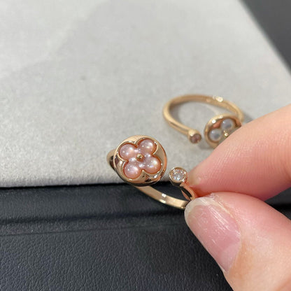 [Olivia JW]SUN 1 DIAMOND PINK MOP RING