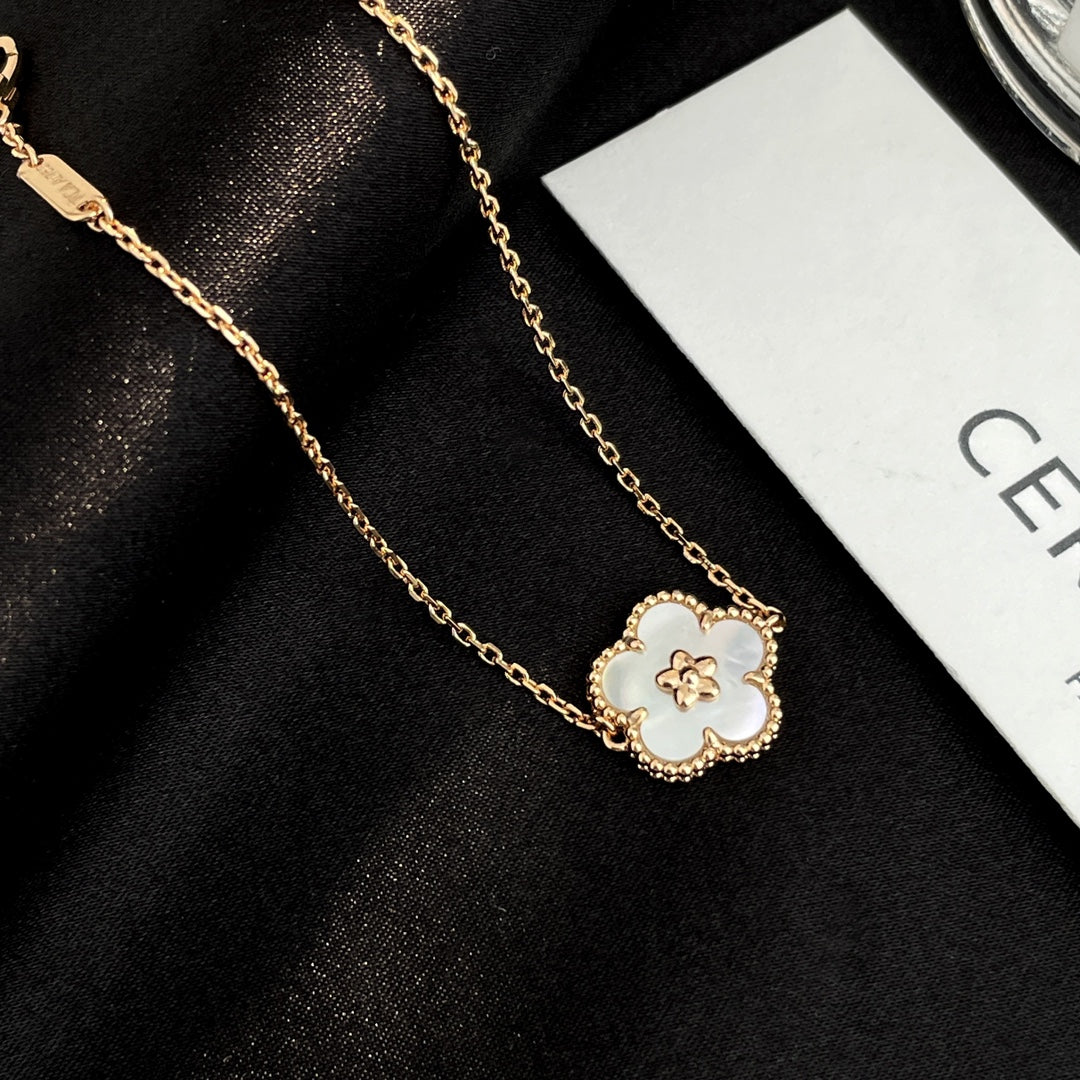 [Olivia JW]LUCKY SPRING ROSE GOLD MOP BRACELET