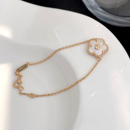 [Olivia JW]LUCKY SPRING ROSE GOLD MOP BRACELET