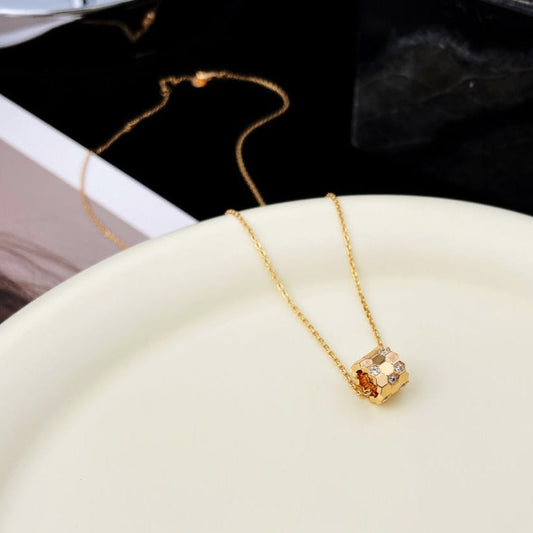 [Olivia JW]BEE MINI PEDANT DIAMOND NECKLACE