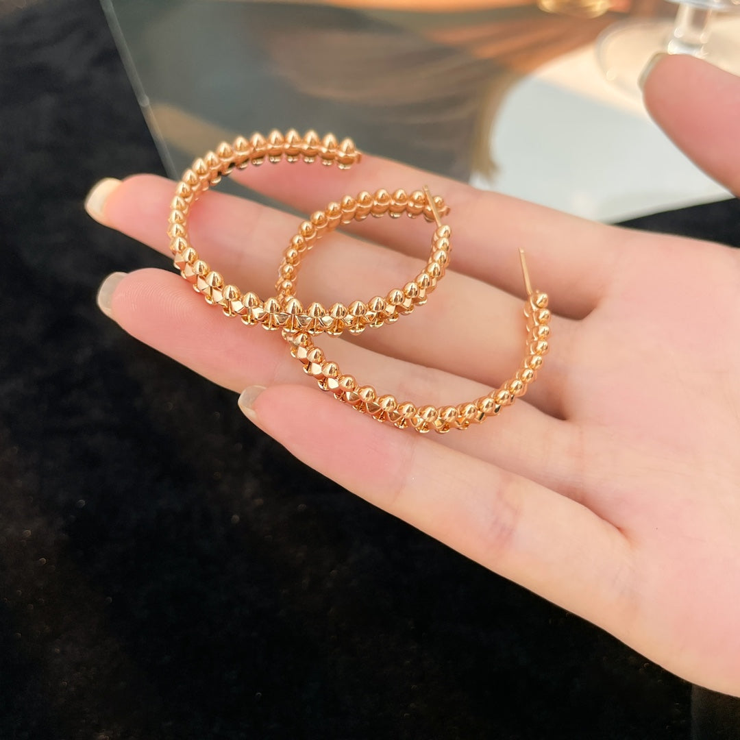[Olivia JW]CLASH HOOP EARRINGS