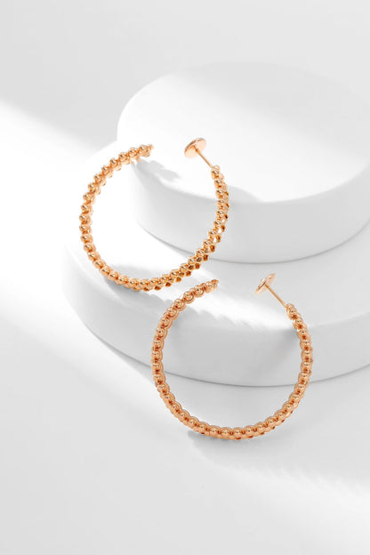 [Olivia JW]CLASH HOOP EARRINGS