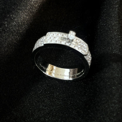 [Olivia JW]KELLY SILVER DIAMOND RING