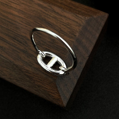 [Olivia JW]RONDE SMALL SILVER DIAMOND RING