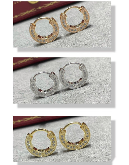 [Olivia JW]LOVE DIAMOND EARRINGS