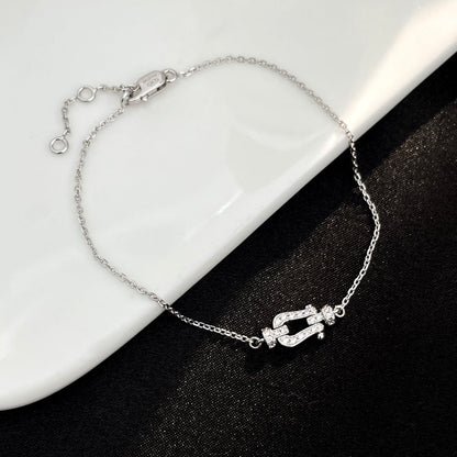[Olivia JW]FORCE 10 FULL DIAMOND BUCKLE CHAIN LINK MINI MODEL