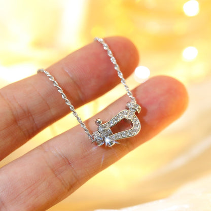[Olivia JW]FORCE 10 DIAMOND SILVER NECKLACE MINI MODEL