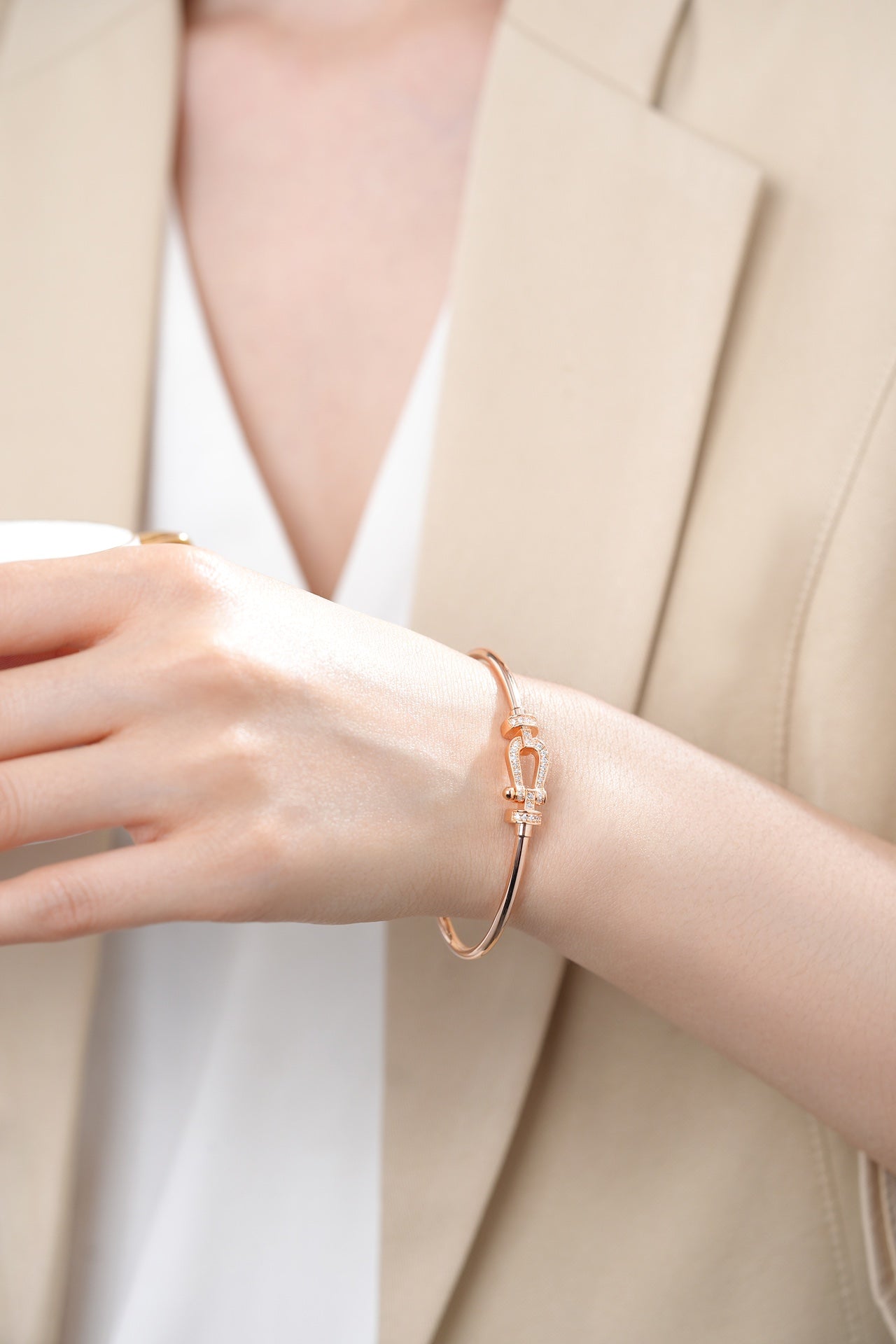 [Olivia JW]FORCE 10 MOYEN DIAMOND BRACELET