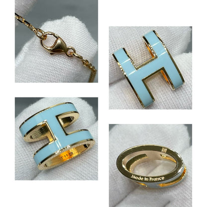 [Olivia JW]POP H SKY BLUE NECKLACE
