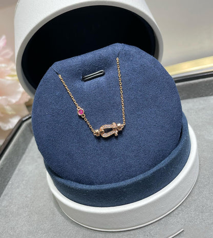 [Olivia JW]FORCE 10 DIAMOND CHAIN LINK PINK GOLD BRACELET