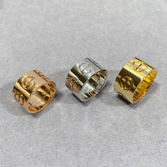 [Olivia JW]LOVE 11MM LARGE RING