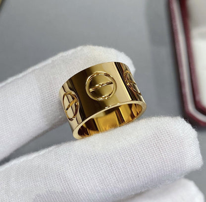 [Olivia JW]LOVE 11MM LARGE RING