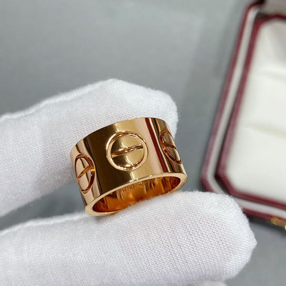 [Olivia JW]LOVE 11MM LARGE RING