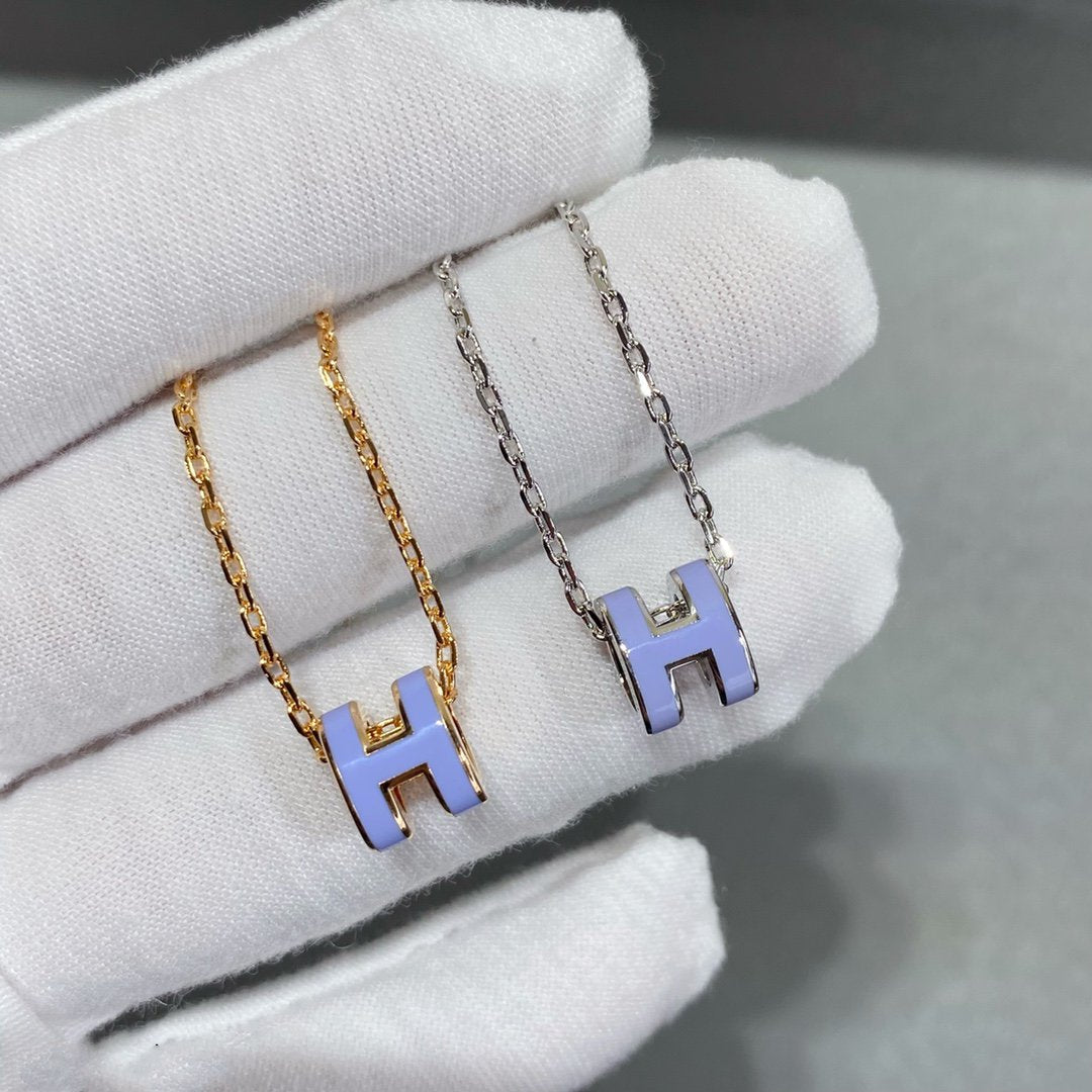 [Olivia JW]MINI POP H NECKLACE