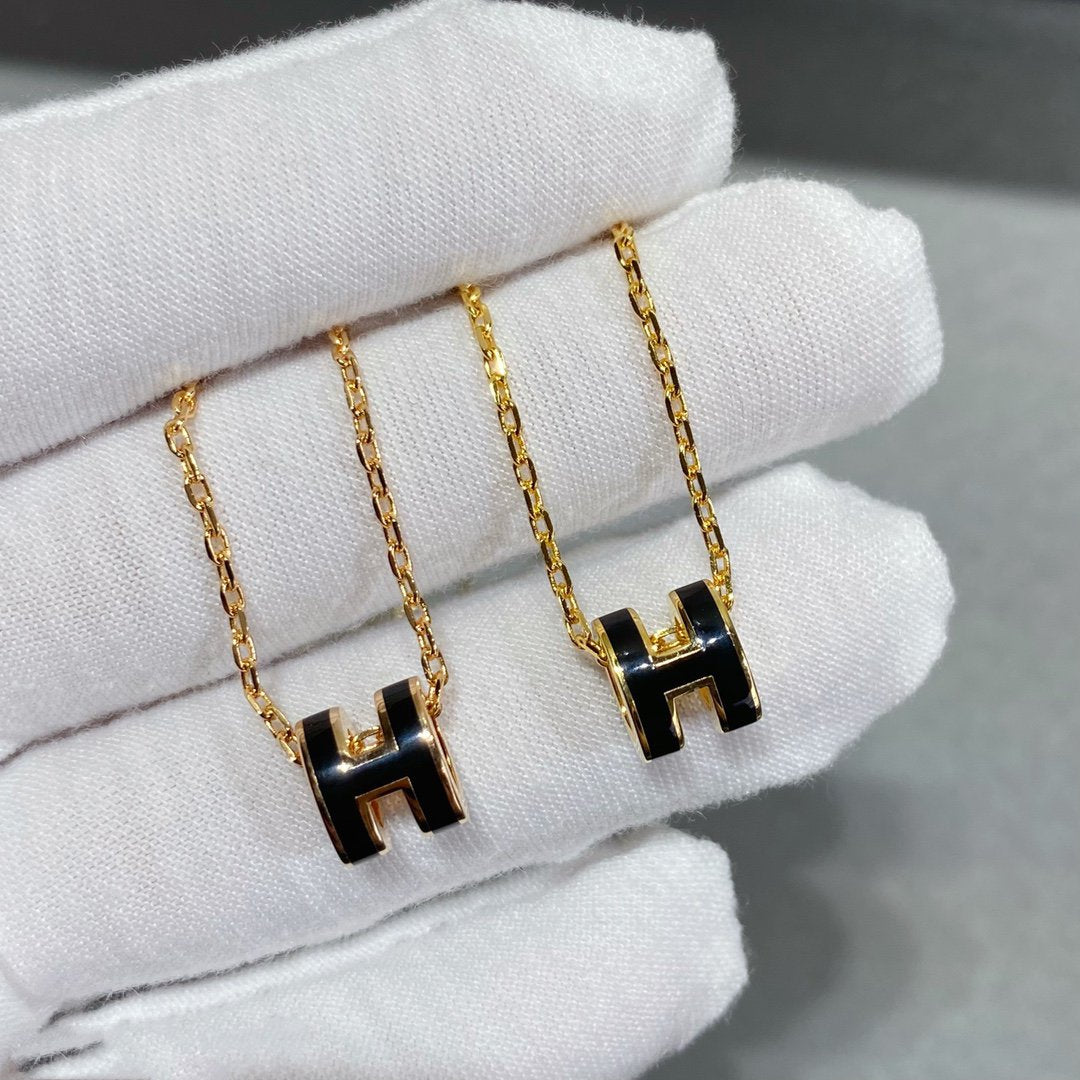 [Olivia JW]MINI POP H NECKLACE