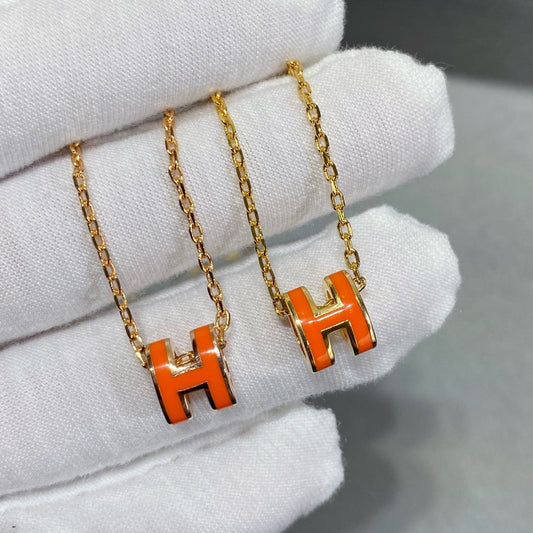 [Olivia JW]MINI POP H NECKLACE