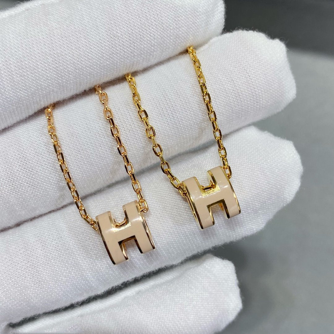 [Olivia JW]MINI POP H NECKLACE