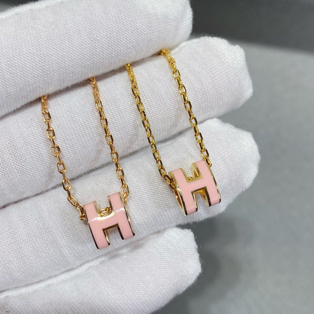 [Olivia JW]MINI POP H NECKLACE