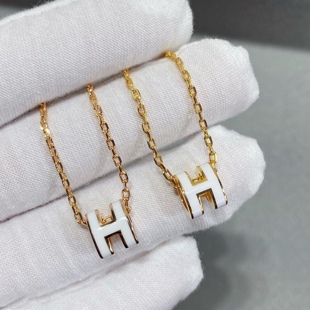 [Olivia JW]MINI POP H NECKLACE