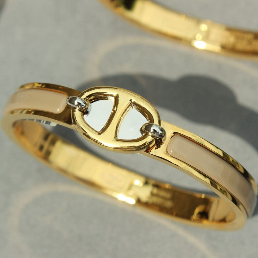 [Olivia JW]CLIC CHAINE GOLD BRACELET