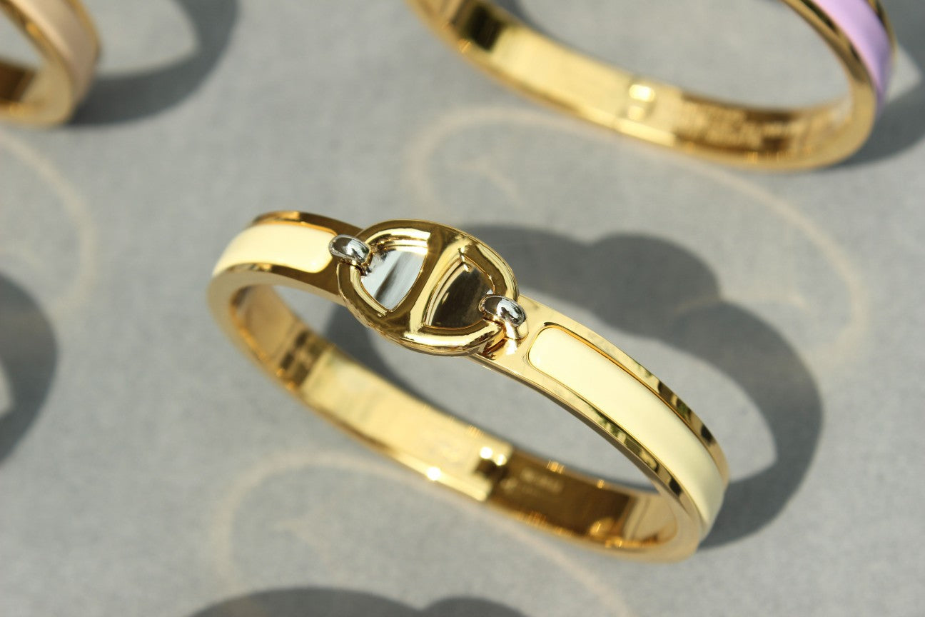 [Olivia JW]CLIC CHAINE GOLD BRACELET