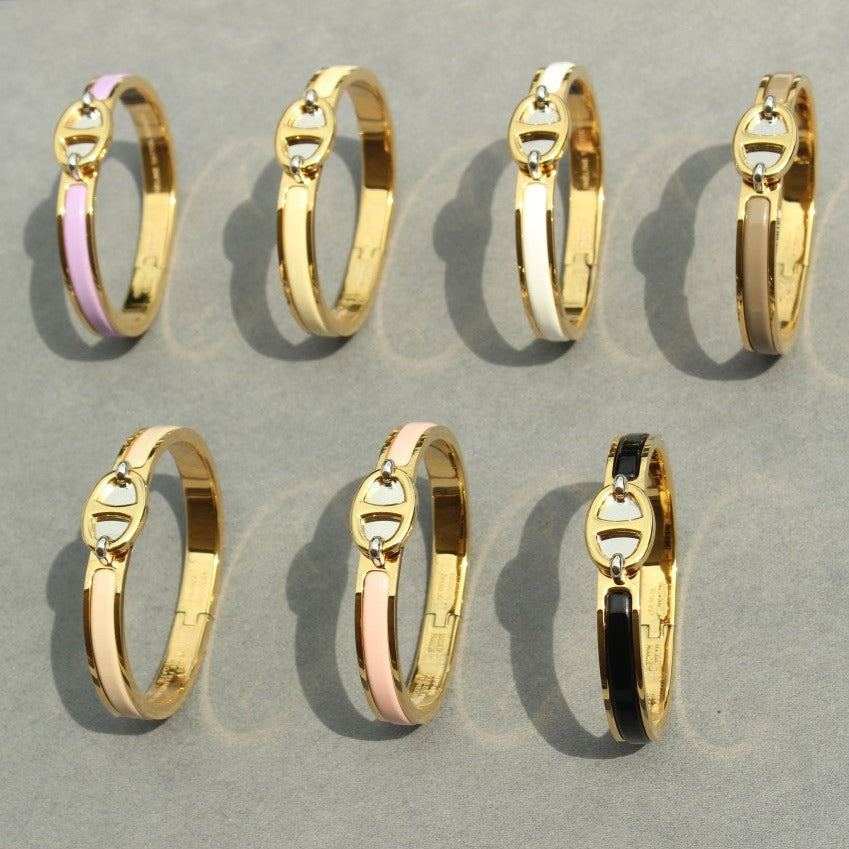 [Olivia JW]CLIC CHAINE GOLD BRACELET