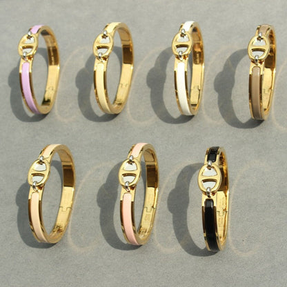 [Olivia JW]CLIC CHAINE GOLD BRACELET