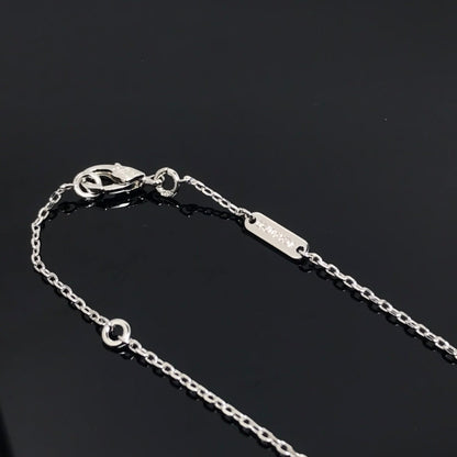 [Olivia JW]CLOVER PIETERSITE SILVER LONG NECKLACE