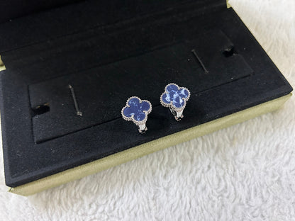 [Olivia JW]CLOVER PIETERSITE MEDIUM STUD EARRINGS