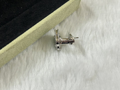 [Olivia JW]CLOVER PIETERSITE MEDIUM STUD EARRINGS