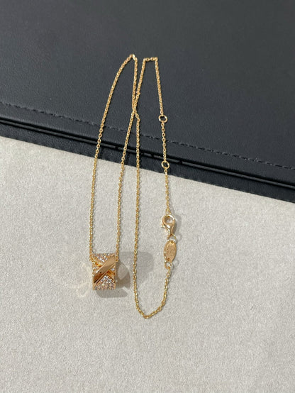 [Olivia JW]LIENS EVIDENCE DIAMOND PAVED NECKLACE