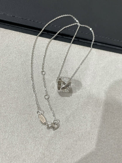 [Olivia JW]LIENS EVIDENCE DIAMOND PAVED NECKLACE
