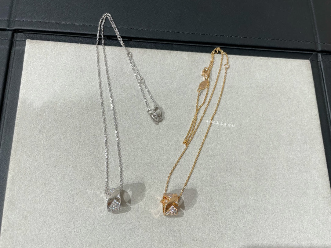 [Olivia JW]LIENS EVIDENCE DIAMOND PAVED NECKLACE