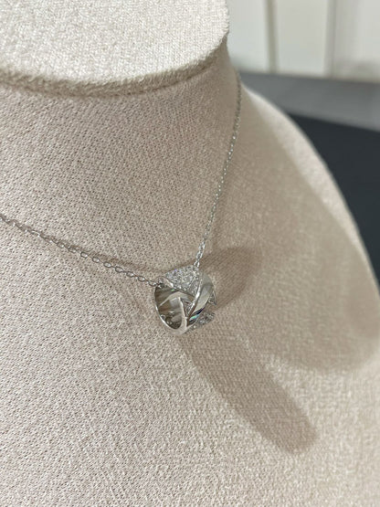 [Olivia JW]LIENS EVIDENCE DIAMOND PAVED NECKLACE