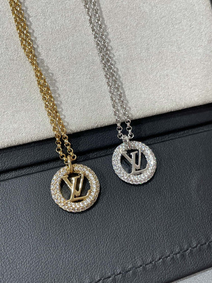 [Olivia JW]BY NIGHT DIAMOND PAVED NECKLACE
