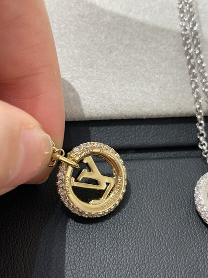 [Olivia JW]BY NIGHT DIAMOND PAVED NECKLACE
