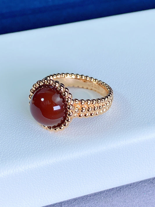 [Olivia JW]PERLEE COULEURS ROSE GOLD RING
