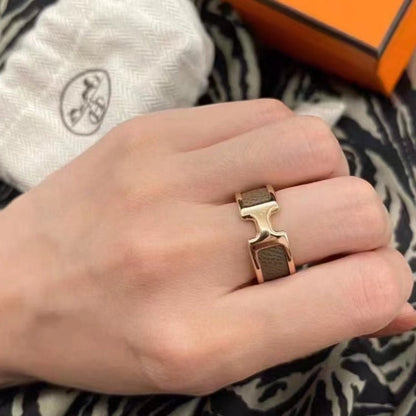 [Olivia JW]OLYMPE PINK GOLD RING