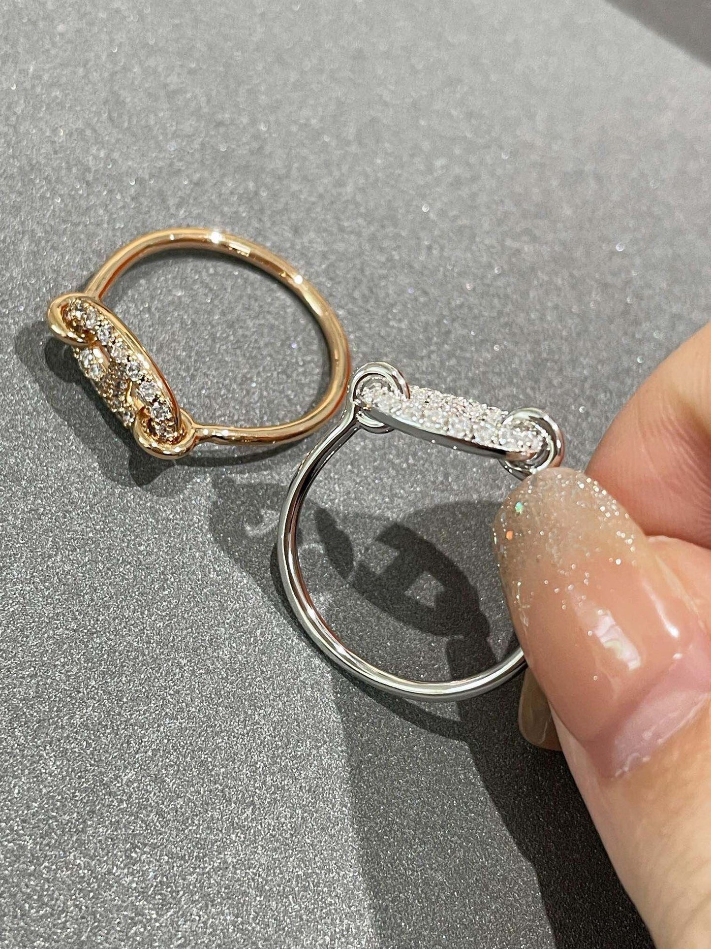 [Olivia JW]RONDE SMALL DIAMOND RING