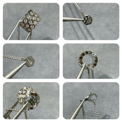 [Olivia JW]BEE LOVE DIAMOND PAVED 3 ROW NECKLACE