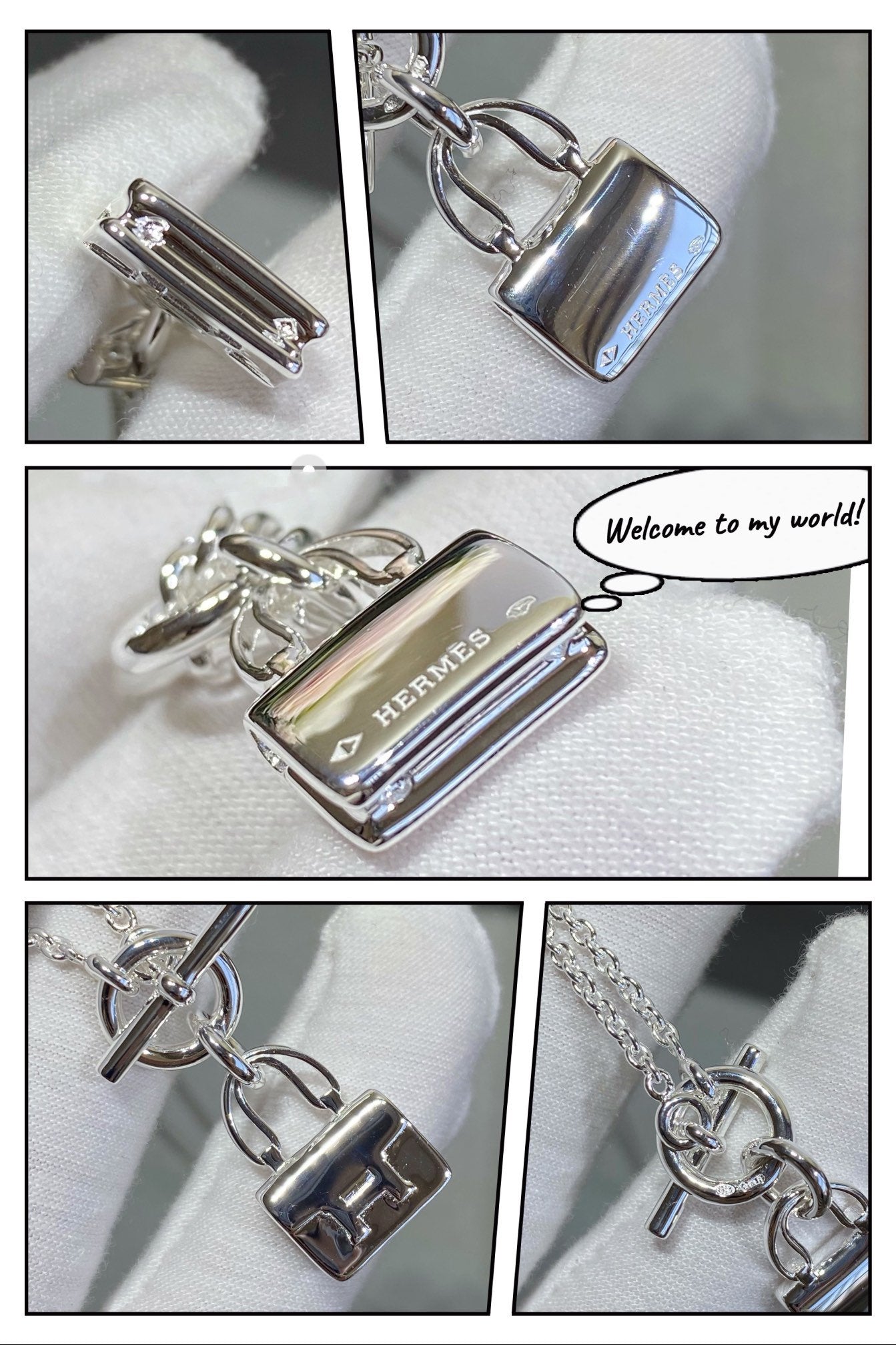 [Olivia JW]CONSTANCE PEDANT SILVER NECKLACE